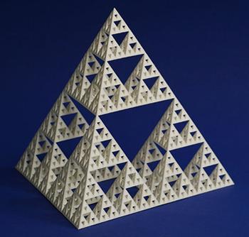 乔治·哈特的5级西尔宾斯基四面体